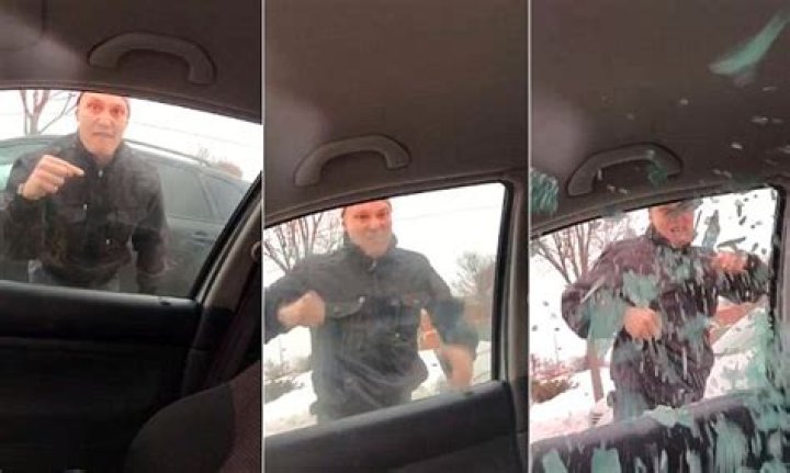 Guy Punching Car Window Identified